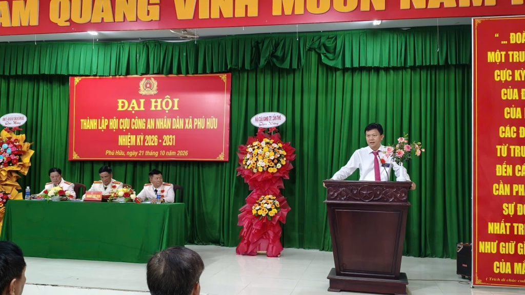 Cần Thơ: Thành lập Hội Cựu CAND xã Phú Hữu, nhiệm kỳ 2026 - 2031