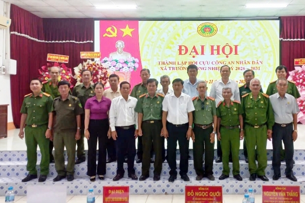 Cần Thơ: Thành lập Hội Cựu CAND xã Trường Long, nhiệm kỳ 2026 - 2031