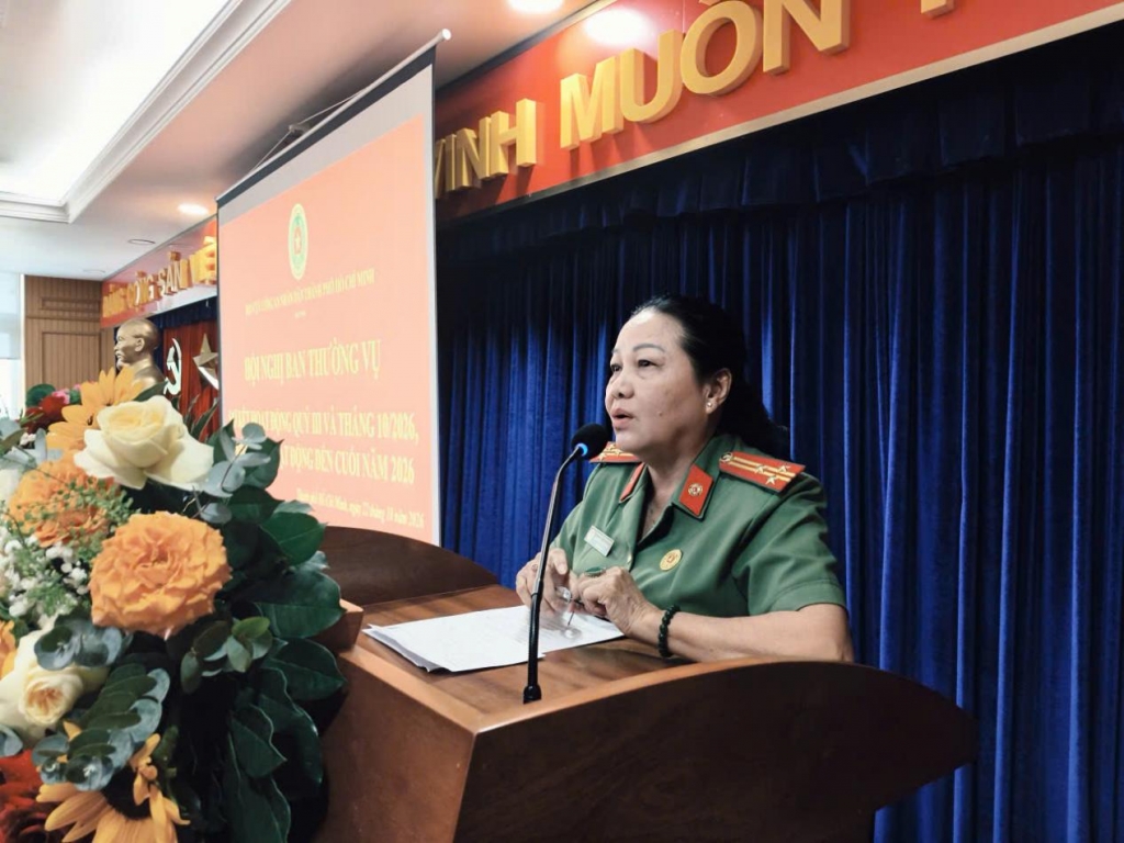 Hội Cựu CAND TP.HCM: Tăng cường phối hợp giữ gìn ANTT và đẩy mạnh phong trào thi đua quý 4/2026 Hội Cựu CAND TP.HCM: Tăng cường phối hợp giữ gìn ANTT và đẩy mạnh phong trào thi đua quý 4/2026
