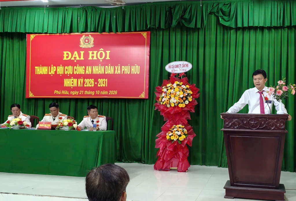 Cần Thơ: Thành lập Hội Cựu CAND xã Trường Long, nhiệm kỳ 2026 - 2031
