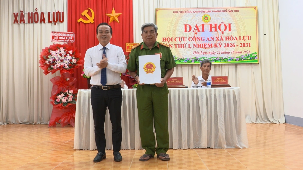 Cần Thơ: Thành lập Hội Cựu CAND xã Hỏa Lựu, nhiệm kỳ 2026 - 2031