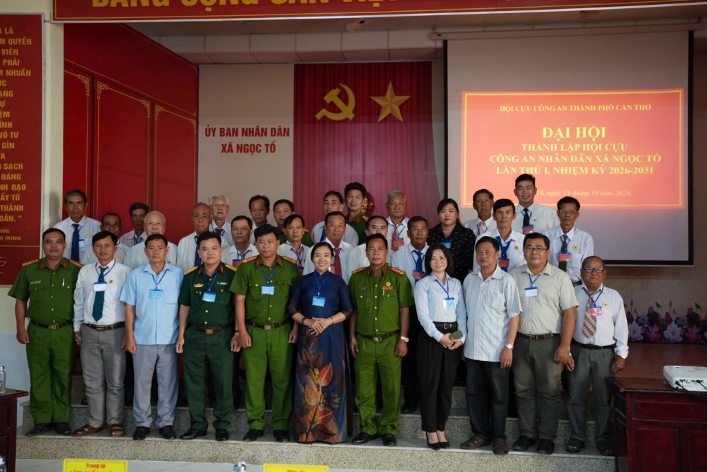 Cần Thơ: Thành lập Hội Cựu CAND xã Ngọc Tố, nhiệm kỳ 2026 - 2031