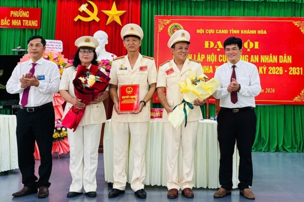 Khánh Hòa: Thành lập Hội Cựu CAND phường Bắc Nha Trang, nhiệm kỳ 2026 - 2031