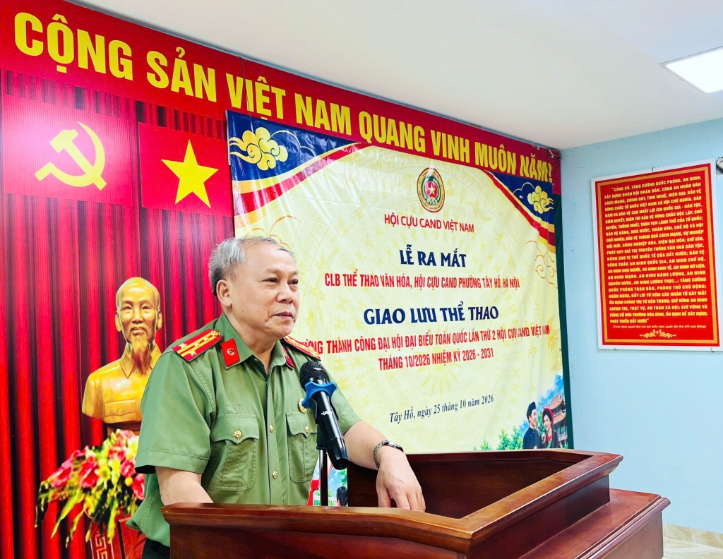 Hội Cựu CAND phường Tây Hồ, TP Hà Nội: Khơi dậy phong trào “Sống vui, sống khỏe, sống có ích”