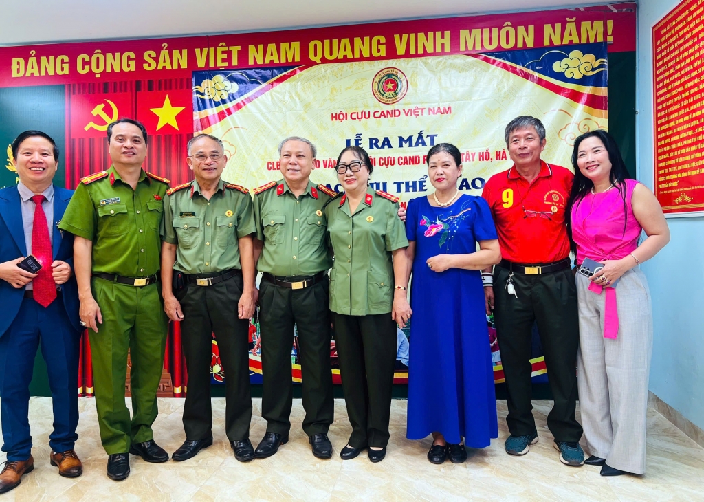 Hội Cựu CAND phường Tây Hồ, TP Hà Nội: Khơi dậy phong trào “Sống vui, sống khỏe, sống có ích”