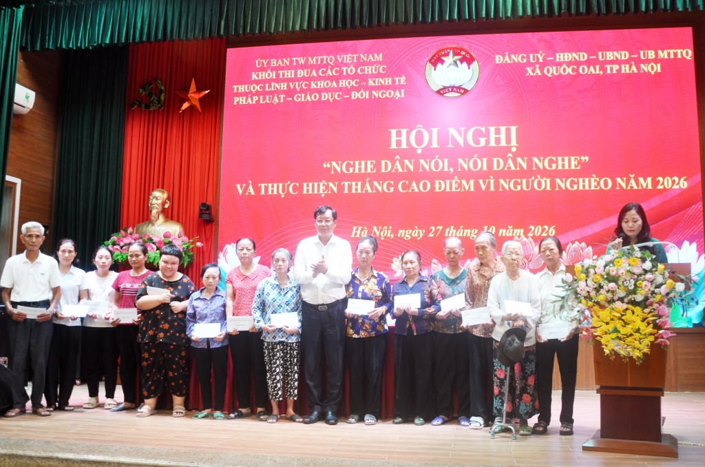 Phát huy sức mạnh đại đoàn kết toàn dân từ mô hình “Nghe dân nói, nói dân nghe”