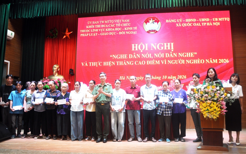 Phát huy sức mạnh đại đoàn kết toàn dân từ mô hình “Nghe dân nói, nói dân nghe”