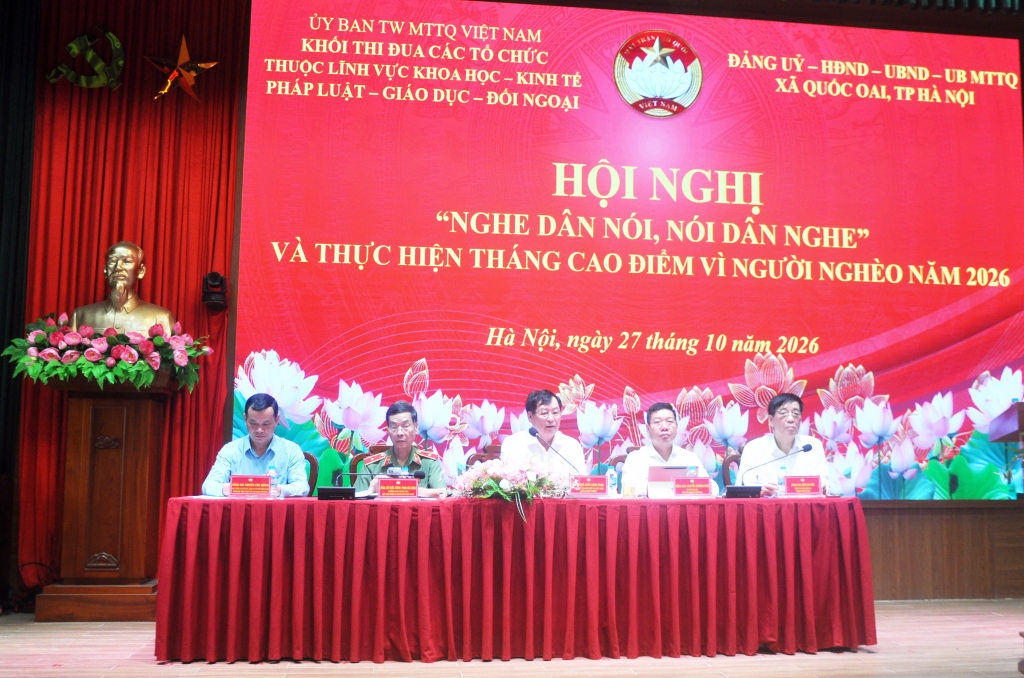 Phát huy sức mạnh đại đoàn kết toàn dân từ mô hình “Nghe dân nói, nói dân nghe”