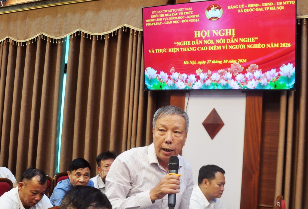 Phát huy sức mạnh đại đoàn kết toàn dân từ mô hình “Nghe dân nói, nói dân nghe”