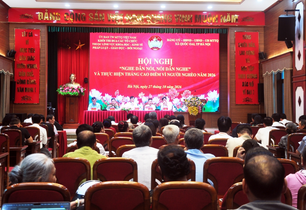 Phát huy sức mạnh đại đoàn kết toàn dân từ mô hình “Nghe dân nói, nói dân nghe”