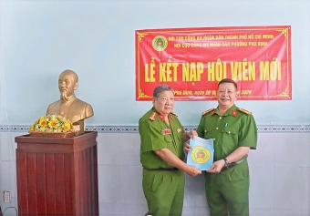 TP.HCM: Hội Cựu CAND phường Phú Định kiện toàn tổ chức, ra mắt 6 Chi hội trực thuộc