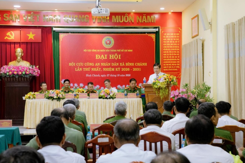 TP.HCM: Thành lập Hội Cựu CAND xã Bình Chánh, nhiệm kỳ 2026 - 2031