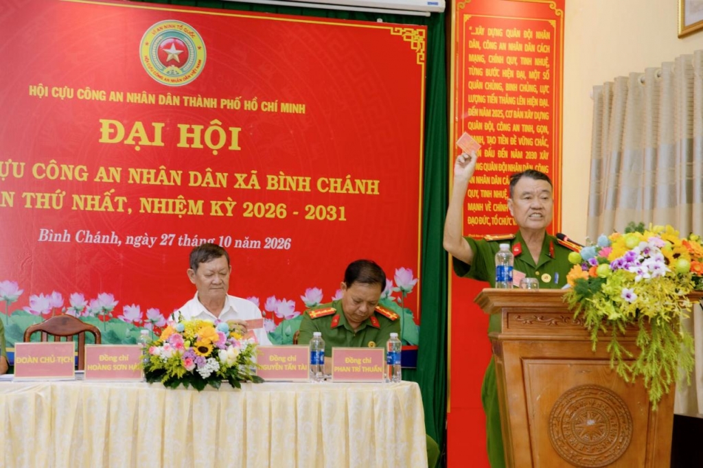 TP.HCM: Thành lập Hội Cựu CAND xã Bình Chánh, nhiệm kỳ 2026 - 2031