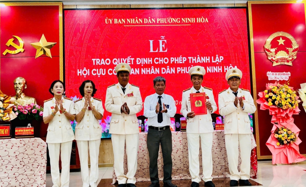 Khánh Hòa: Thành lập Hội Cựu CAND phường Ninh Hòa, nhiệm kỳ 2026 - 2031