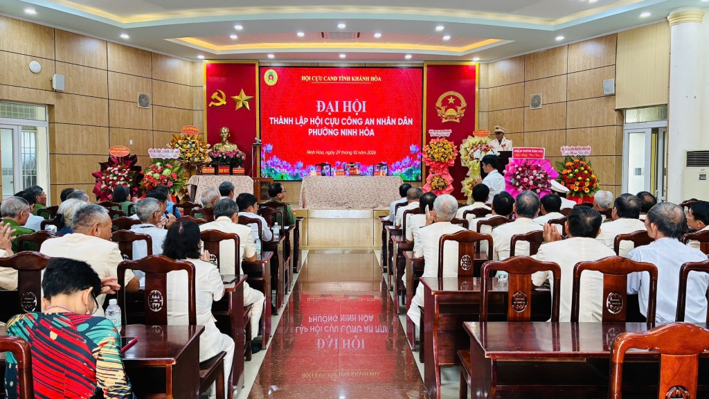 Khánh Hòa: Thành lập Hội Cựu CAND phường Ninh Hòa, nhiệm kỳ 2026 - 2031