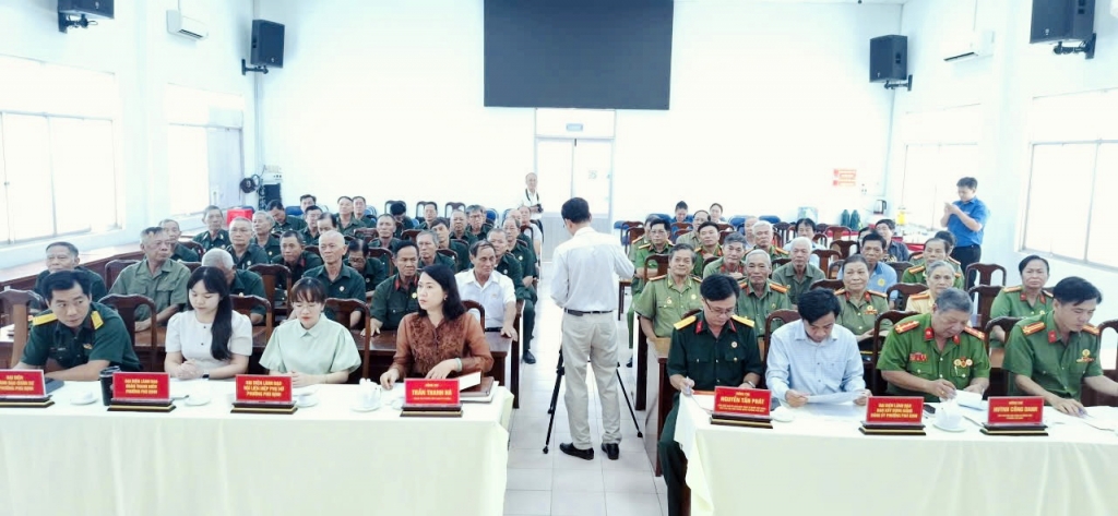 Hội CCB và Cựu CAND phường Phú Định (TP.HCM): Chung sức giữ vững an ninh, quyết tâm xây dựng địa bàn không ma túy