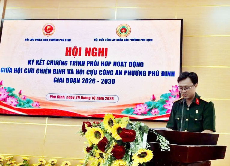 Hội CCB và Cựu CAND phường Phú Định (TP.HCM): Chung sức giữ vững an ninh, quyết tâm xây dựng địa bàn không ma túy