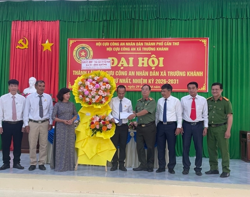 Cần Thơ: Thành lập Hội Cựu CAND xã Trường Khánh, nhiệm kỳ 2026 - 2031