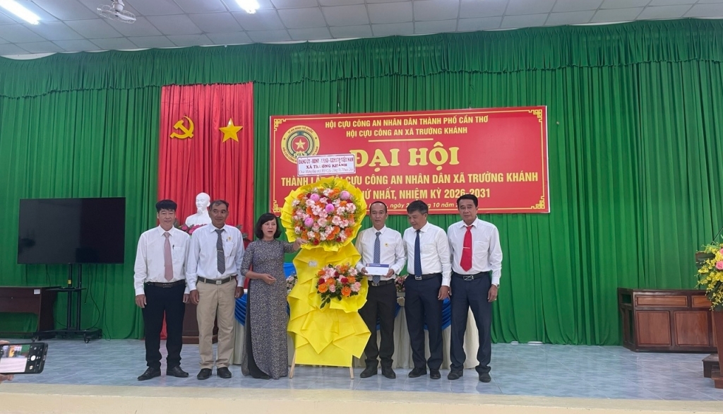 Cần Thơ: Thành lập Hội Cựu CAND xã Trường Khánh, nhiệm kỳ 2026 - 2031