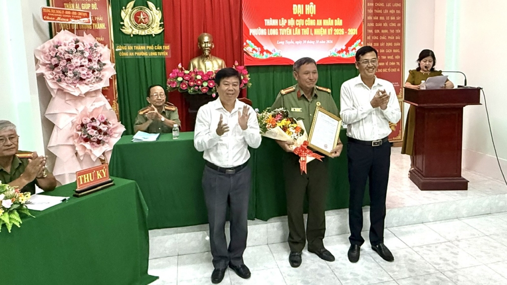 Cần Thơ: Thành lập Hội Cựu CAND phường Long Tuyền, nhiệm kỳ 2026 - 2031