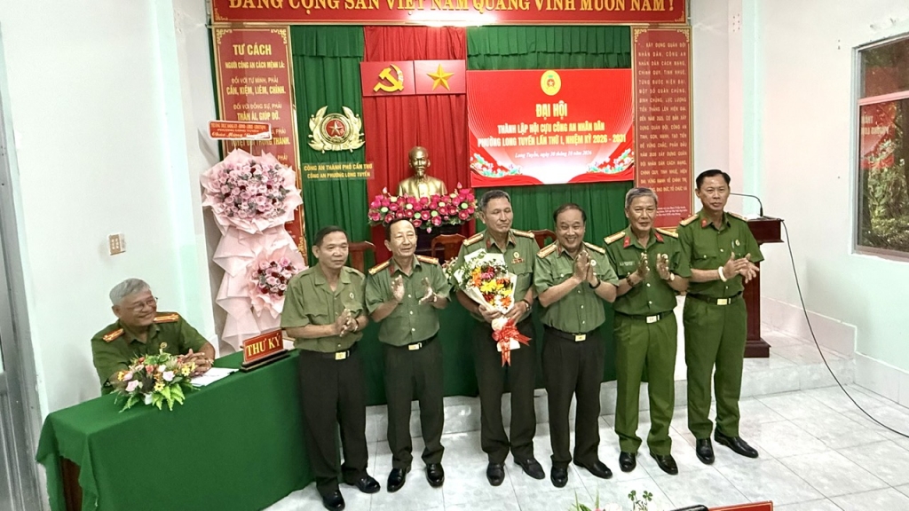Cần Thơ: Thành lập Hội Cựu CAND phường Long Tuyền, nhiệm kỳ 2026 - 2031