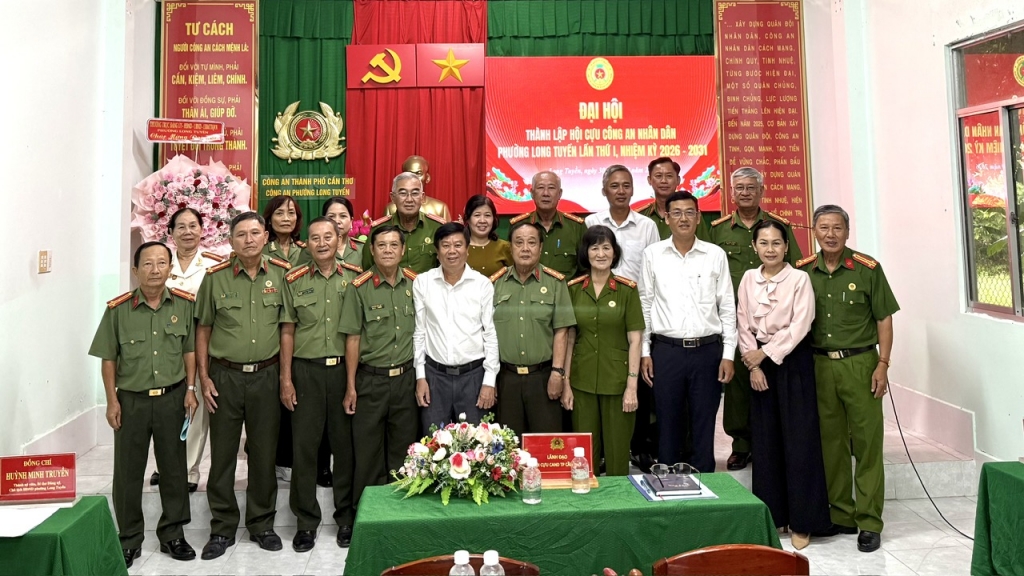 Cần Thơ: Thành lập Hội Cựu CAND phường Long Tuyền, nhiệm kỳ 2026 - 2031