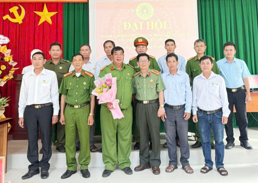 Vĩnh Long: Thành lập Hội Cựu CAND xã Tân An, nhiệm kỳ 2026 - 2031