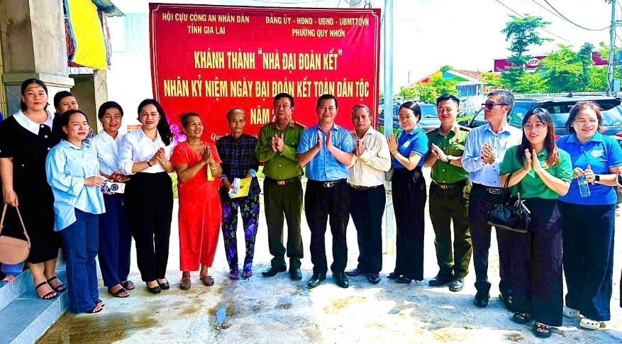 Hội Cựu CAND tỉnh Gia Lai khánh thành 2 căn 
