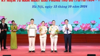 Công an Hà Nội đoạt giải xuất sắc Hội thi “Dân vận khéo” TP Hà Nội