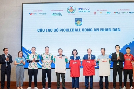 Ra mắt CLB Pickleball Công an nhân dân