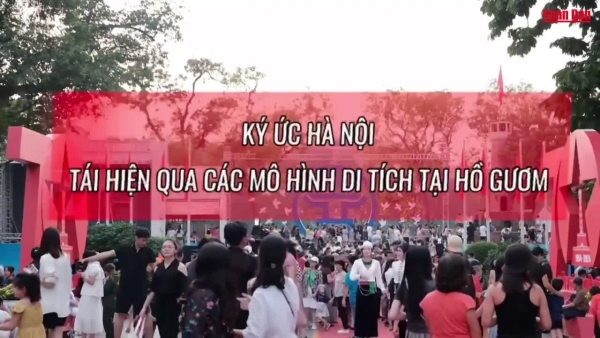 Tái hiện lịch sử Thủ đô Hà Nội trên phố đi bộ Hoàn Kiếm