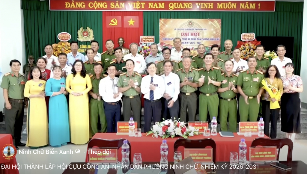 Khánh Hòa: Thành lập Hội Cựu CAND phường Ninh Chử, nhiệm kỳ 2026 - 2031
